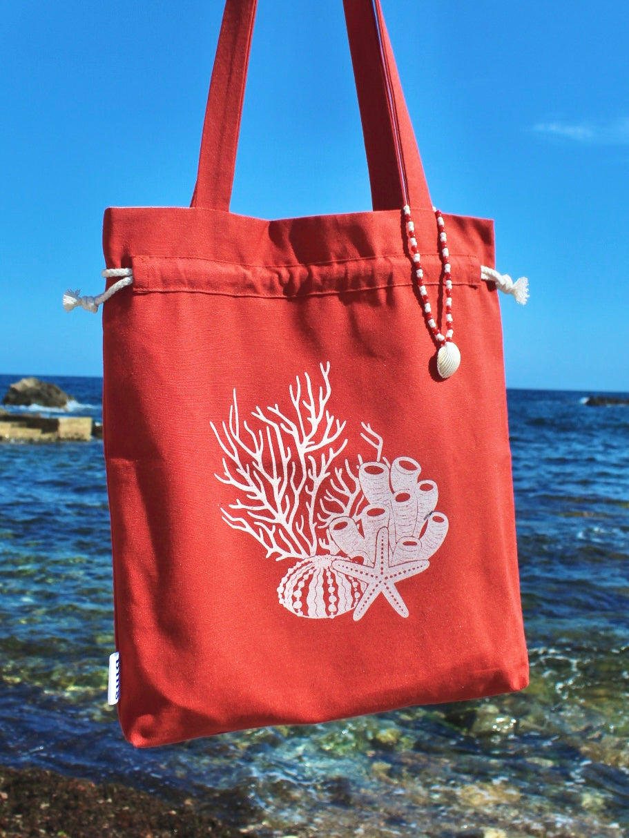 Totebag Coral roja